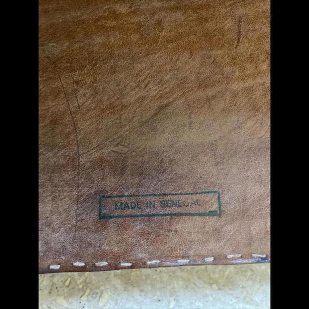 VTG Brown Python Snake Skin Leather Envelope‎ Clu… - image 5